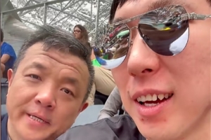 周琦社媒晒现场看世界杯vlog:世界杯好啊 得看!